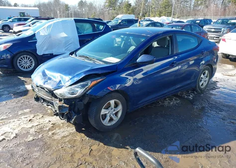 2015 Hyundai Elantra Se from USA, damaged, VIN 5NPDH4AE4FH605078